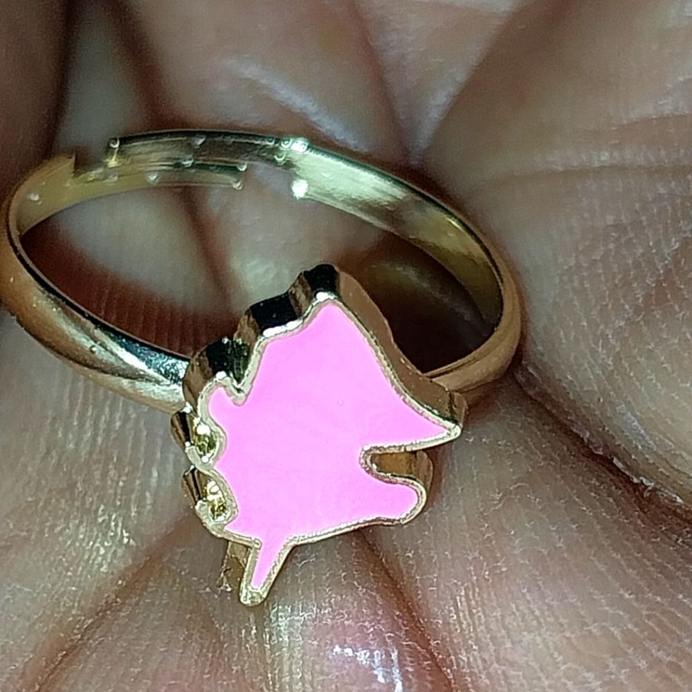 Super cute girls jeweled adjustable ring